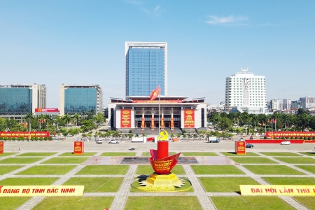 Bắc Ninh rực rỡ cờ hoa chào mừng Đại hội Đảng bộ tỉnh lần thứ I nhiệm kỳ 2025-2030