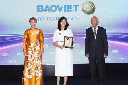 Bảo Việt (BVH): Top 50 Công ty kinh doanh hiệu quả nhất Việt Nam 2025