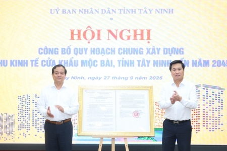 Tây Ninh chính thức công bố quy hoạch Khu kinh tế Cửa khẩu Mộc Bài đến năm 2045