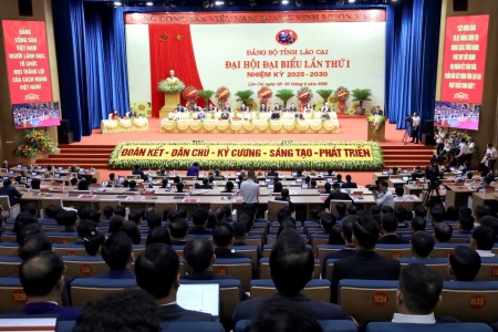 Khai mạc Đại hội đại biểu Đảng bộ tỉnh Lào Cai lần thứ I, nhiệm kỳ 2025 – 2030