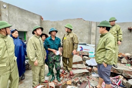 Hình ảnh Hà Tĩnh tan hoang sau bão số 10 đi qua