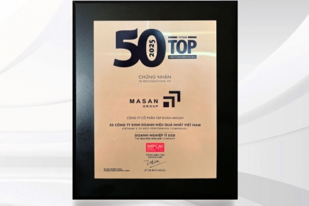 Masan tiếp tục vào Top 50 Công ty kinh doanh hiệu quả nhất Việt Nam 2025