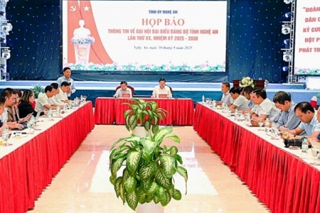 Nghệ An chuẩn bị đại hội đảng bộ lần thứ XX: Khát vọng bứt phá giai đoạn 2025 – 2030