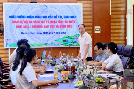 Khảo sát thực tiễn một số đề tài tham dự Hội thi Sáng tạo kỹ thuật tỉnh Quảng Ninh lần thứ X