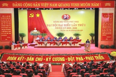 Đại hội Đảng bộ tỉnh Phú Thọ lần thứ I xác định 6 nhiệm vụ trọng tâm và 3 khâu đột phá giai đoạn 2025-2030