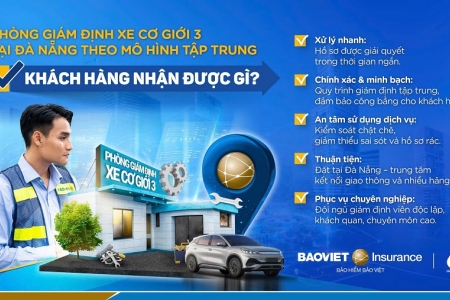 Bảo hiểm Bảo Việt khai trương phòng Giám định Xe cơ giới 3 tại Đà Nẵng