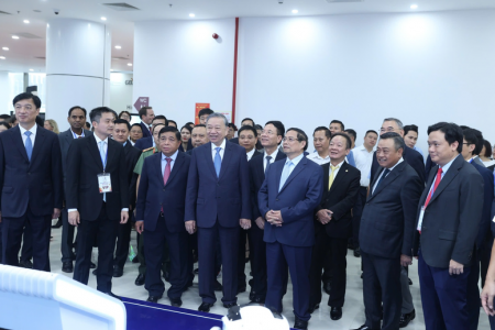 Tổng Bí thư Tô Lâm dự Lễ hưởng ứng Ngày hội Đổi mới sáng tạo Quốc gia 2025