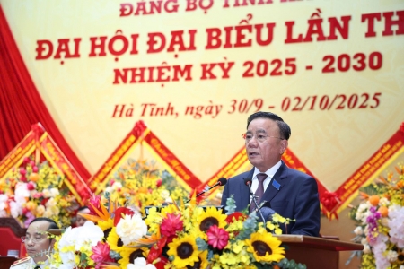 Thường trực Ban Bí thư Trần Cẩm Tú: Hà Tĩnh phấn đấu trở thành cực tăng trưởng mới của Bắc Trung bộ