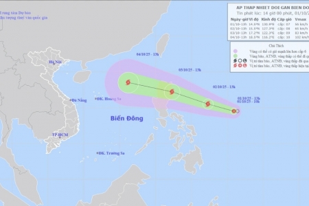 Thanh Hoá tiếp tục chủ động ứng phó với áp thấp nhiệt đới gần Biển Đông