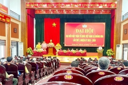 Ủy ban MTTQ xã Hoằng Hóa tổ chức trọng thể Đại hội đại biểu lần thứ I, nhiệm kỳ 2025-2030