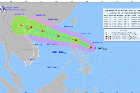 Dự báo thời tiết ngày 3/10: Bắc Bộ nắng nóng trở lại, bão Matmo chuẩn bị vào Biển Đông