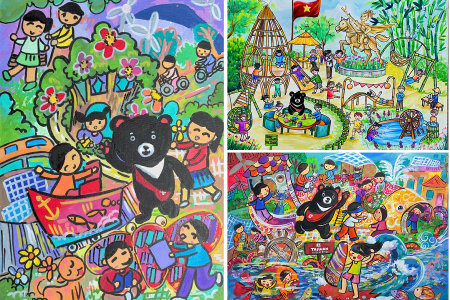 Hàng trăm học sinh hưởng ứng Cuộc thi vẽ tranh “Sân chơi xanh cho tương lai em”