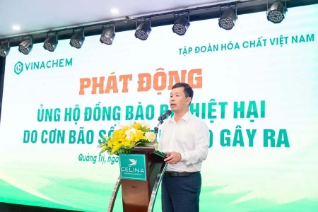 Tập đoàn Hóa chất Việt Nam phát động ủng hộ đồng bào bị thiệt hại do bão số 10