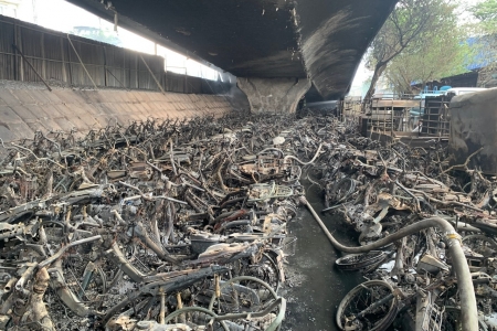 Hà Nội: Sau vụ cháy, cầu Vĩnh Tuy vẫn khai thác được tải trọng theo thiết kế