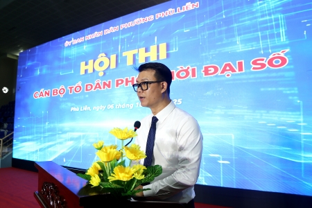 Phường Phù Liễn tổ chức Hội thi Cán bộ tổ dân phố thời đại số