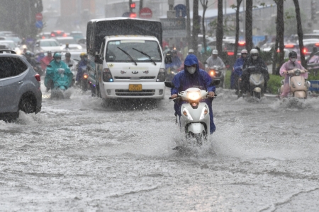 Hoàn lưu bão số 11 gây mưa lớn trên diện rộng