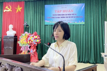 Tập huấn truyền thông nâng cao nhận thức về phòng, chống tai nạn thương tích trẻ em tại cộng đồng