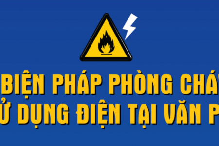 Đề phòng cháy nổ khi sử dụng điện tại văn phòng