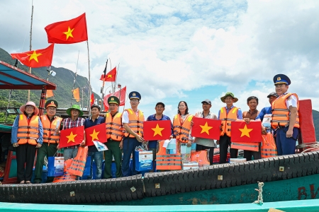 Vùng Cảnh sát biển 3 hoàn thành khảo sát, nắm tình hình các vùng biển, đảo ven bờ