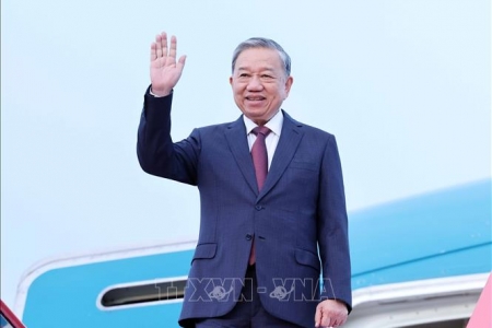 Tổng Bí thư Tô Lâm bắt đầu thăm cấp Nhà nước tới Triều Tiên