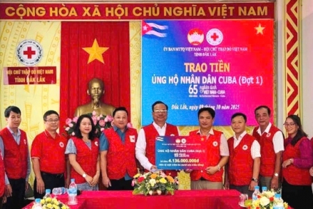 Đắk Lắk: Hơn 4,1 tỷ đồng ủng hộ nhân dân Cuba