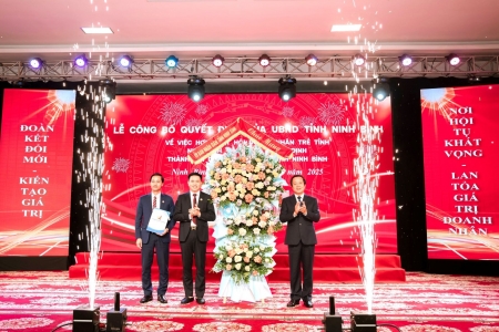 Hội Doanh nhân trẻ Ninh Bình hợp nhất: Hội tụ nguồn lực, vươn tầm phát triển mới