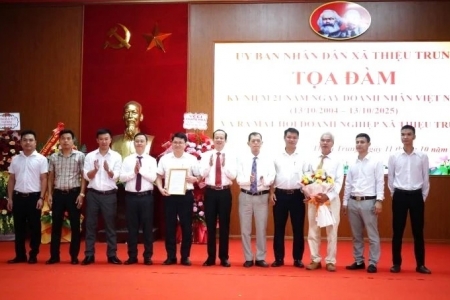 Thành lập Hội Doanh nghiệp xã Thiệu Trung