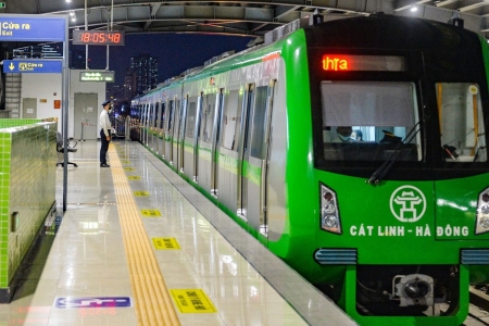 Miễn phí vé tàu Cát Linh - Hà Đông khi mua qua ứng dụng Hà Nội Metro