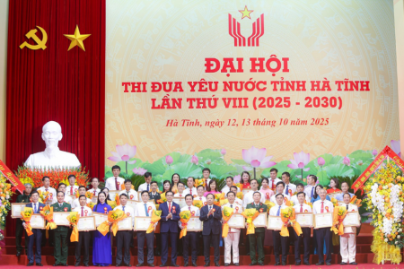 Hà Tĩnh: Vinh danh 100 tập thể và cá nhân điển hình tiên tiến