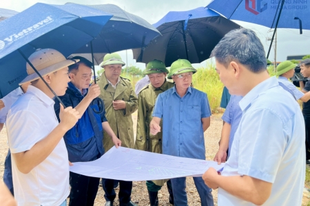 Phó Chủ tịch UBND tỉnh Quảng Ninh thực địa công tác GPMB một số dự án trọng điểm