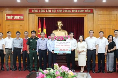 Đà Nẵng và Hải Phòng hỗ trợ 4 tỷ đồng giúp Lạng Sơn khắc phục hậu quả bão số 11