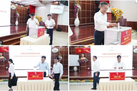 EVNSPC ủng hộ đồng bào khắc phục hậu quả bão lũ