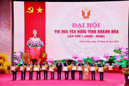 Khánh Hòa: Đại hội thi đua yêu nước lần thứ I (2025- 2030) thành công tốt đẹp