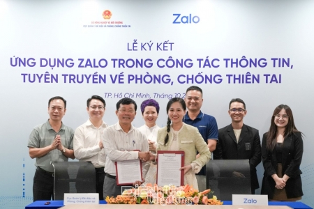 Zalo và Bộ Nông nghiệp & Môi trường ký kết hợp tác chiến lược phòng chống thiên tai giai đoạn 2026-2028