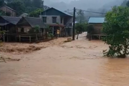 Quảng Trị: Mưa lớn trên diện rộng, nhiều nơi ngập cục bộ