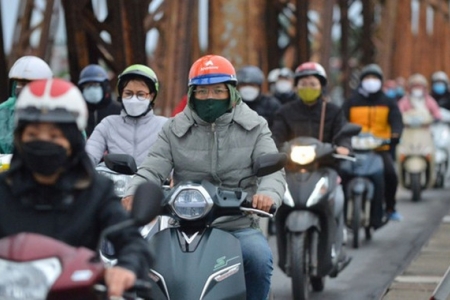 Không khí lạnh tràn về miền Bắc, trời chuyển lạnh đầu mùa