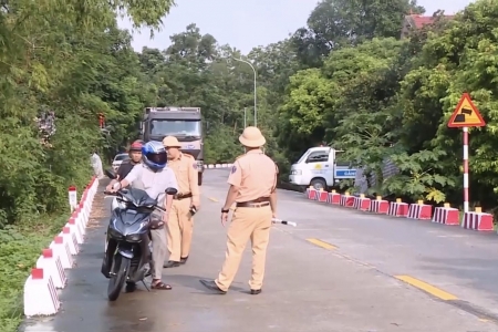 Công an Thanh Hóa thông tin kết quả thực hiện ra quân tổng kiểm soát các phương tiện giao thông đường bộ