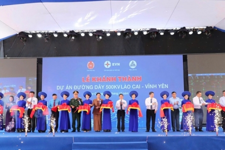 Khánh thành dự án Đường dây 500 kV Lào Cai - Vĩnh Yên