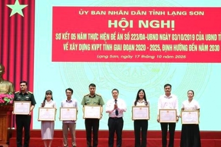 Lạng Sơn: Xây dựng khu vực phòng thủ vững chắc, toàn diện