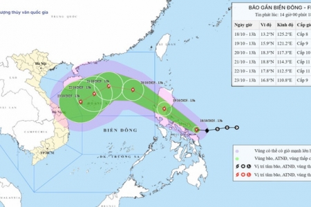 Bão Fengshen di chuyển phức tạp, có khả năng mạnh thêm