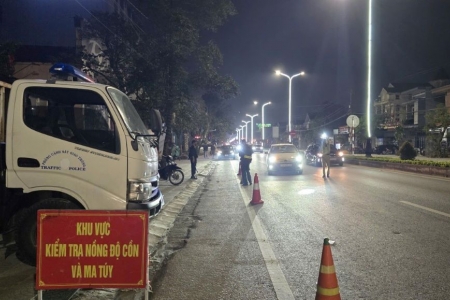 Quảng Trị: Đồng loạt ra quân xử lý vi phạm nồng độ cồn trên địa bàn toàn tỉnh