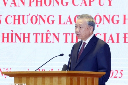 Tổng Bí thư Tô Lâm: Văn phòng Trung ương Đảng cần đóng vai “nhạc trưởng”