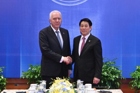 Chủ tịch nước Lương Cường tiếp Tổng Công tố Liên bang Nga A.V. Gutsan