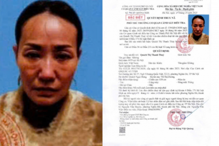 Công an TP. Hà Nội truy nã đối tượng Quách Thị Thanh Thuỷ
