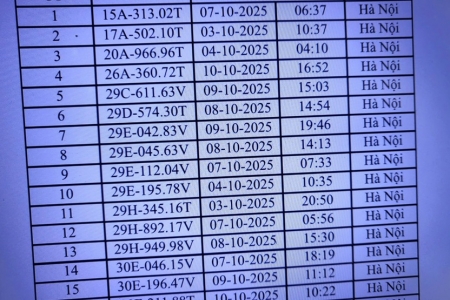 Biển số xe phạt nguội có thêm ký tự "T" và "V": Công an Hà Nội giải thích ý nghĩa