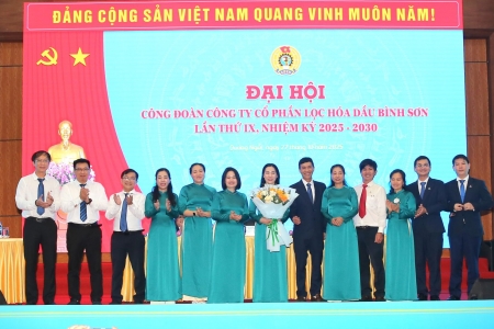 Công đoàn BSR kỷ cương, dân chủ, đoàn kết, sáng tạo, đồng hành cùng Công ty phát triển mạnh mẽ, bền vững