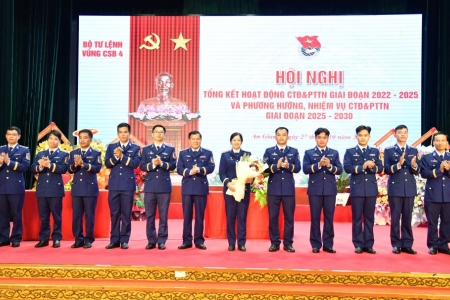Tuổi trẻ Bộ Tư lệnh Vùng Cảnh sát biển 4: “Bản lĩnh - Trí tuệ - Xung kích - Kỷ cương - Sáng tạo”