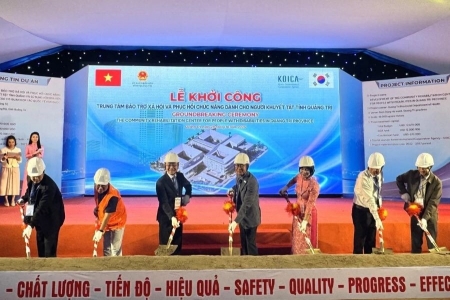 Quảng Trị: Khởi công Trung tâm Bảo trợ xã hội và Phục hồi chức năng dành cho người khuyết tật