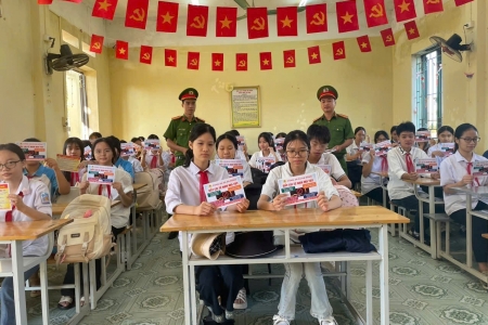 Công an xã Hà Đông quyết tâm xây dựng “xã không ma túy”