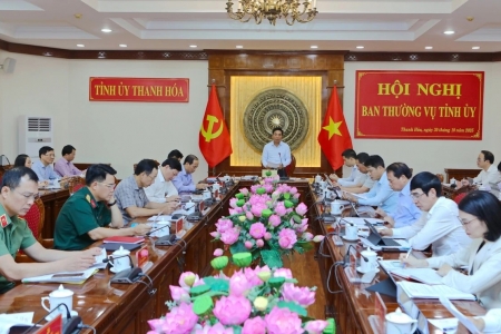 Thống nhất nội dung trình Kỳ họp thứ 35, HĐND tỉnh Thanh Hóa khóa XVIII